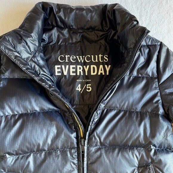 Crewcuts Everyday Kids Down Puffer Jacket Size 4/5 Outerwear Winter - Picture 2 of 6